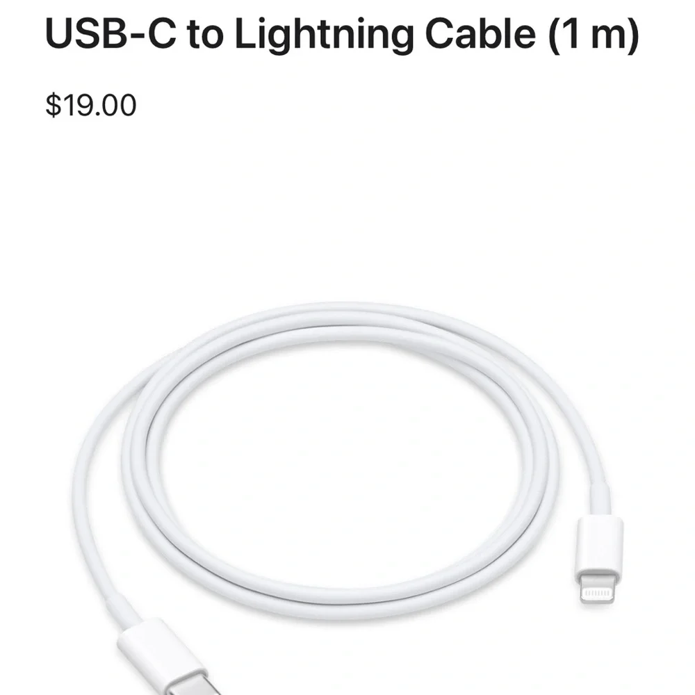 iPhone usb-c charging/ data cable (new)